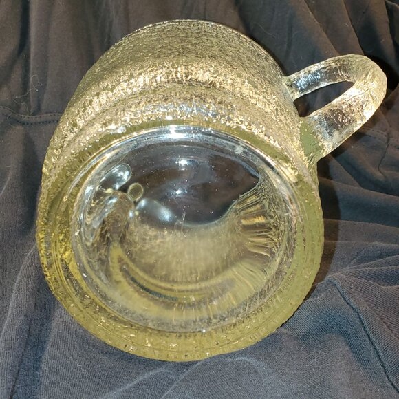 Vintage Indiana Glass Crystal Ice Pitcher Tree Bark Clear Glass. 64 Ounce. - Picture 4 of 4